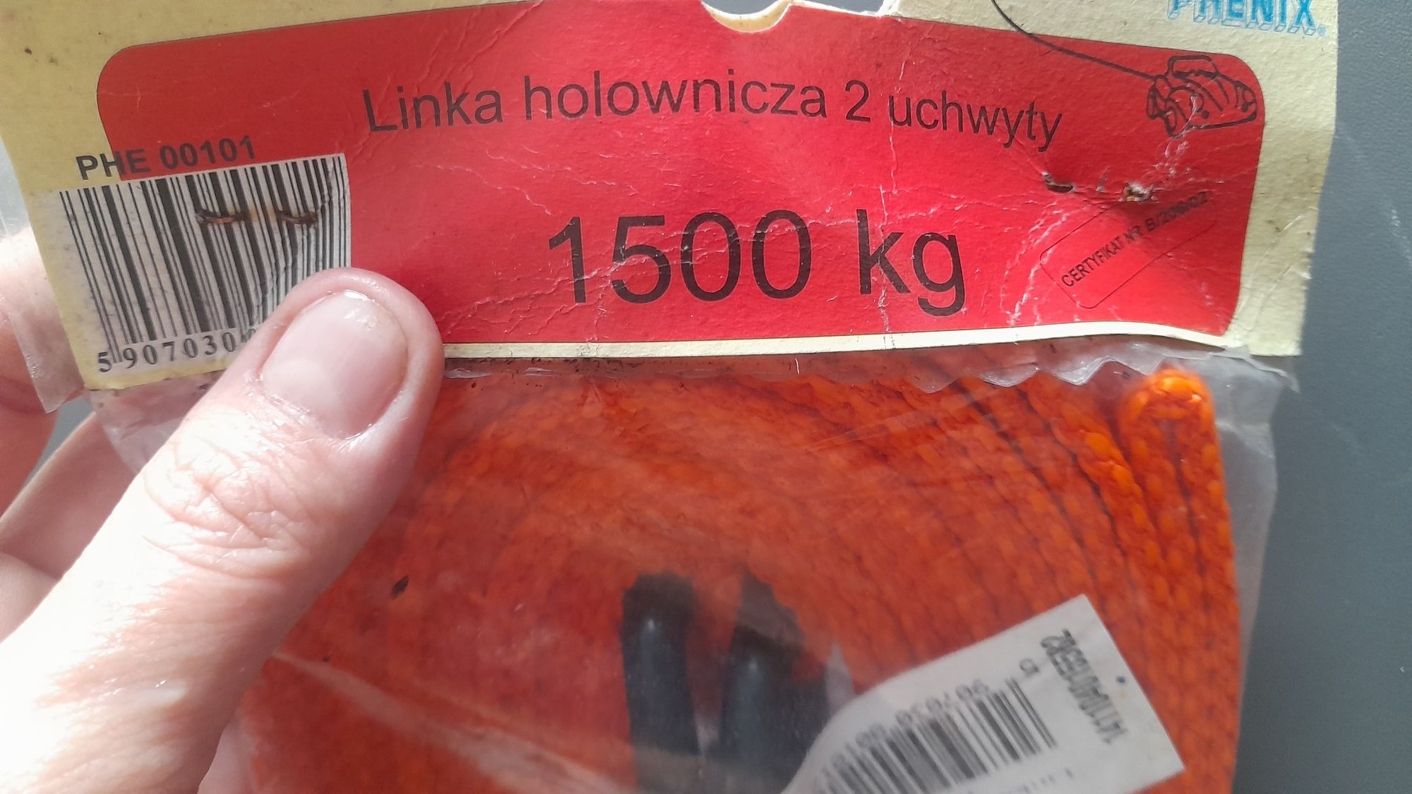 Pas Linka holownicza 2 uchwyty NOWA Polska Produkcja