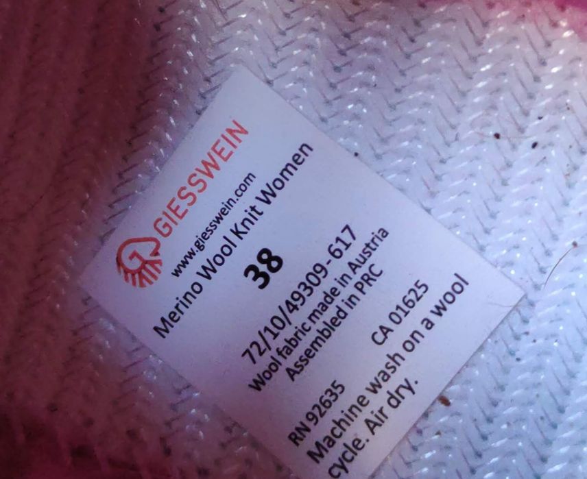 Giesswein Merino Wool Knit sneakersy buty sportowe 38