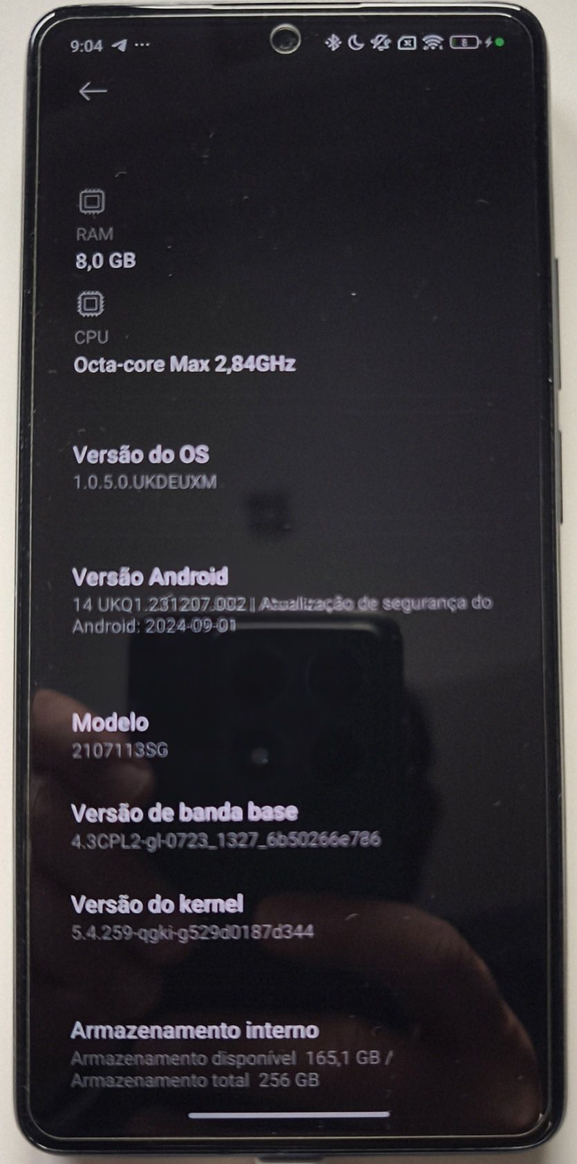 Xiaomi 11T Pro 256Gb 5G dual SIM - bem estimado