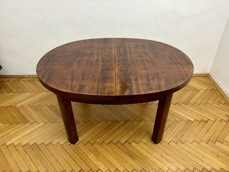 Stół art deco lata 30 Antoni Tabaka Swarzędz unikat vintage retro prl