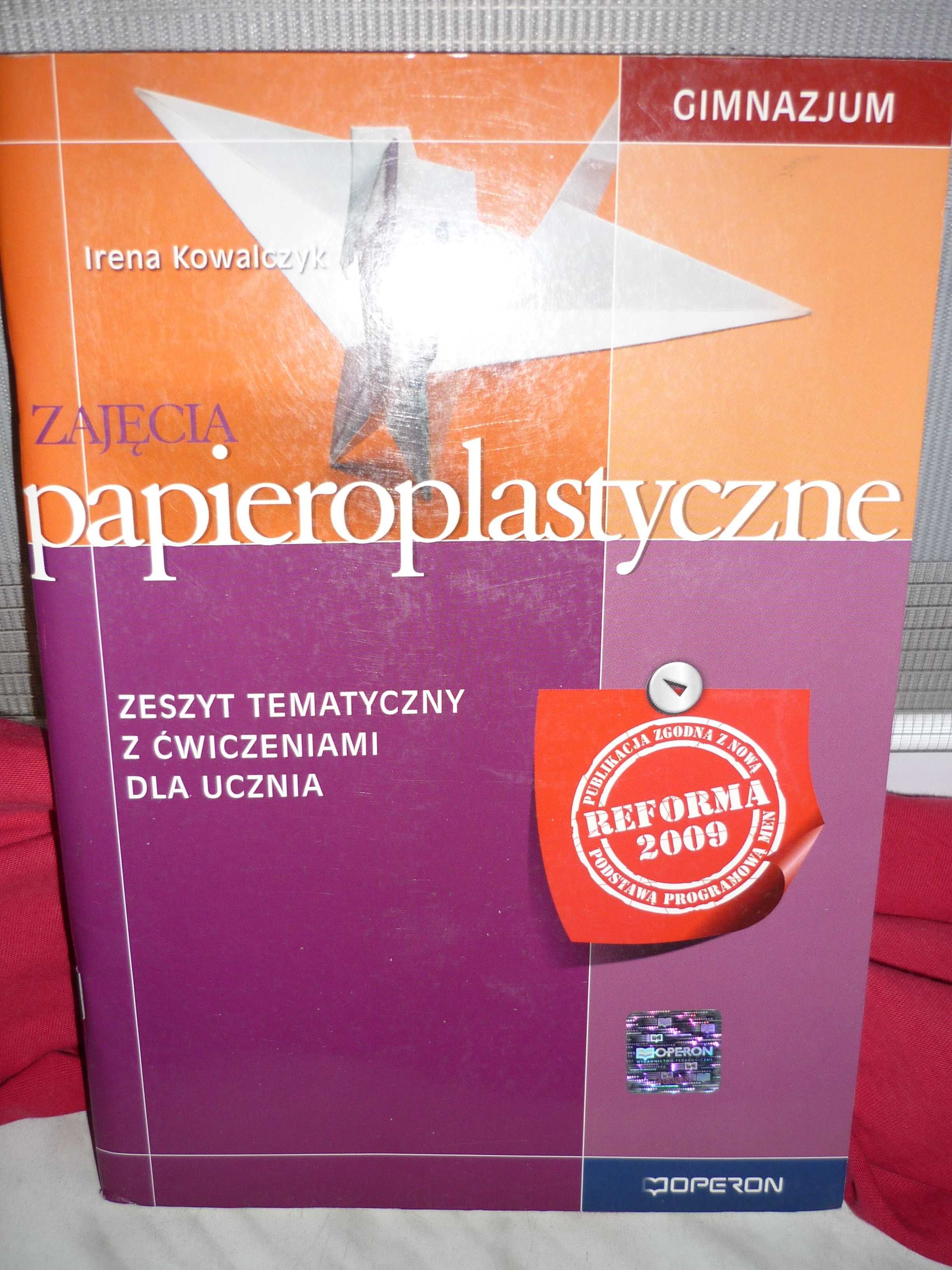 Zajęcia papieroplastyczne , gimnazjum.