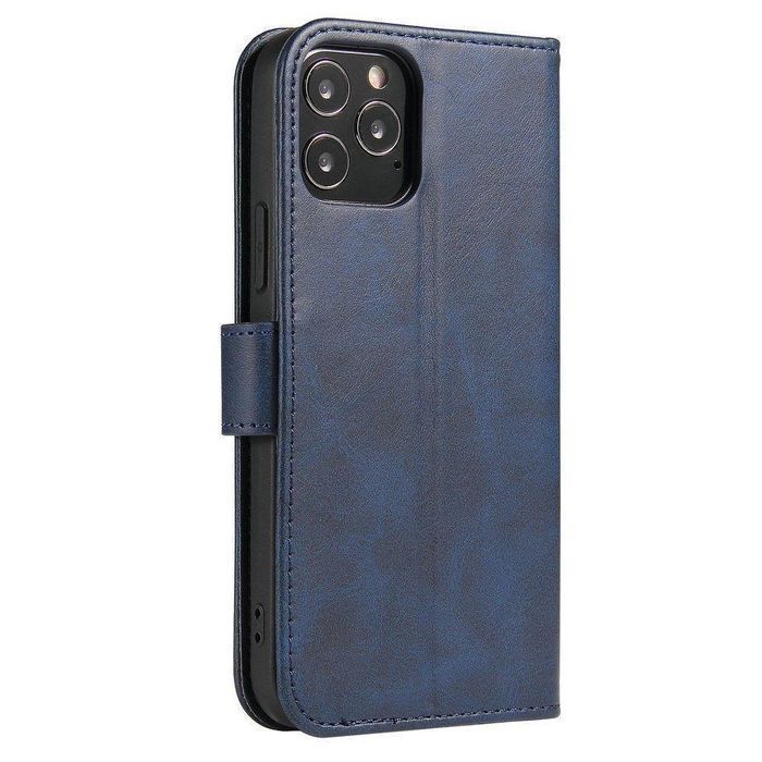 Etui Magnet Case dla Samsung Galaxy A03S - Niebieskie i Eleganckie