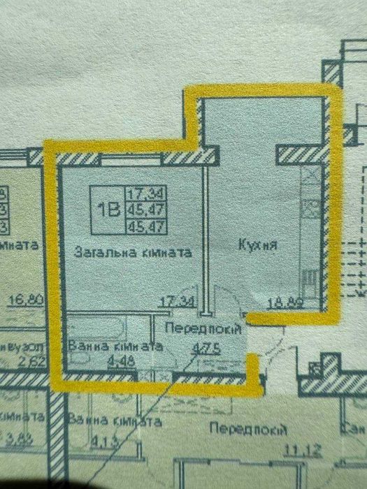 велика 1 кім квартира поруч парку та озера за 36 500$