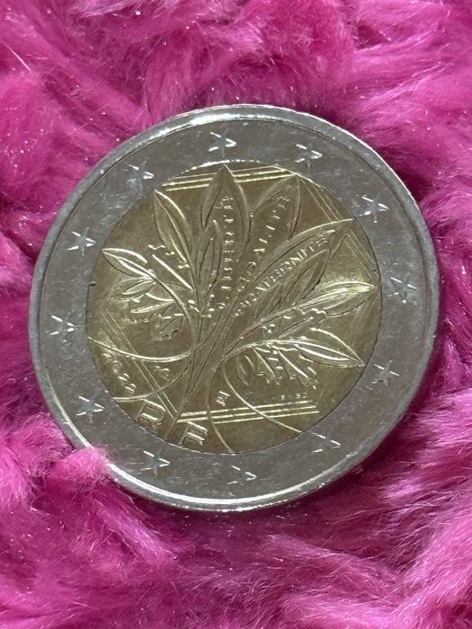 Moeda 2€ francesa circulda