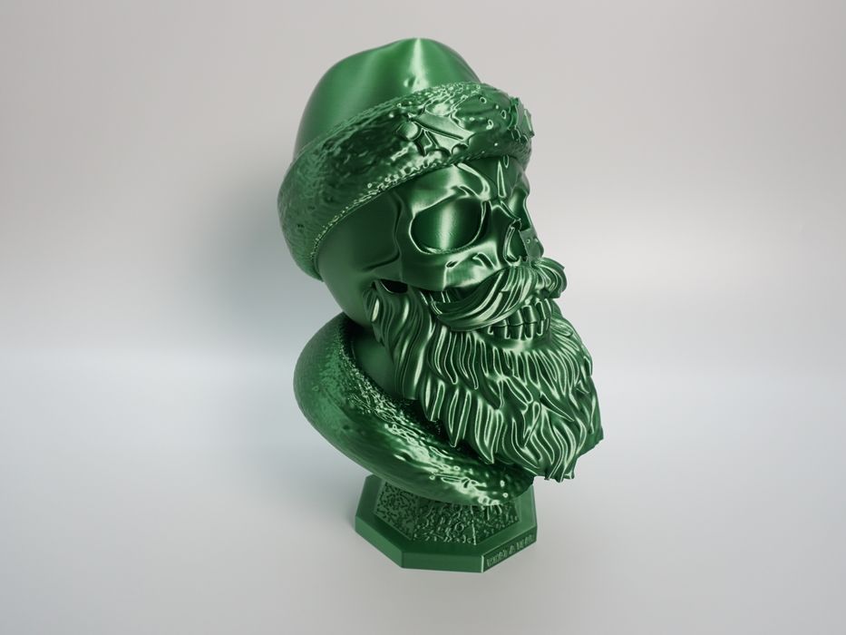 Череп Санта тримач для навушників / декор/ подарунок