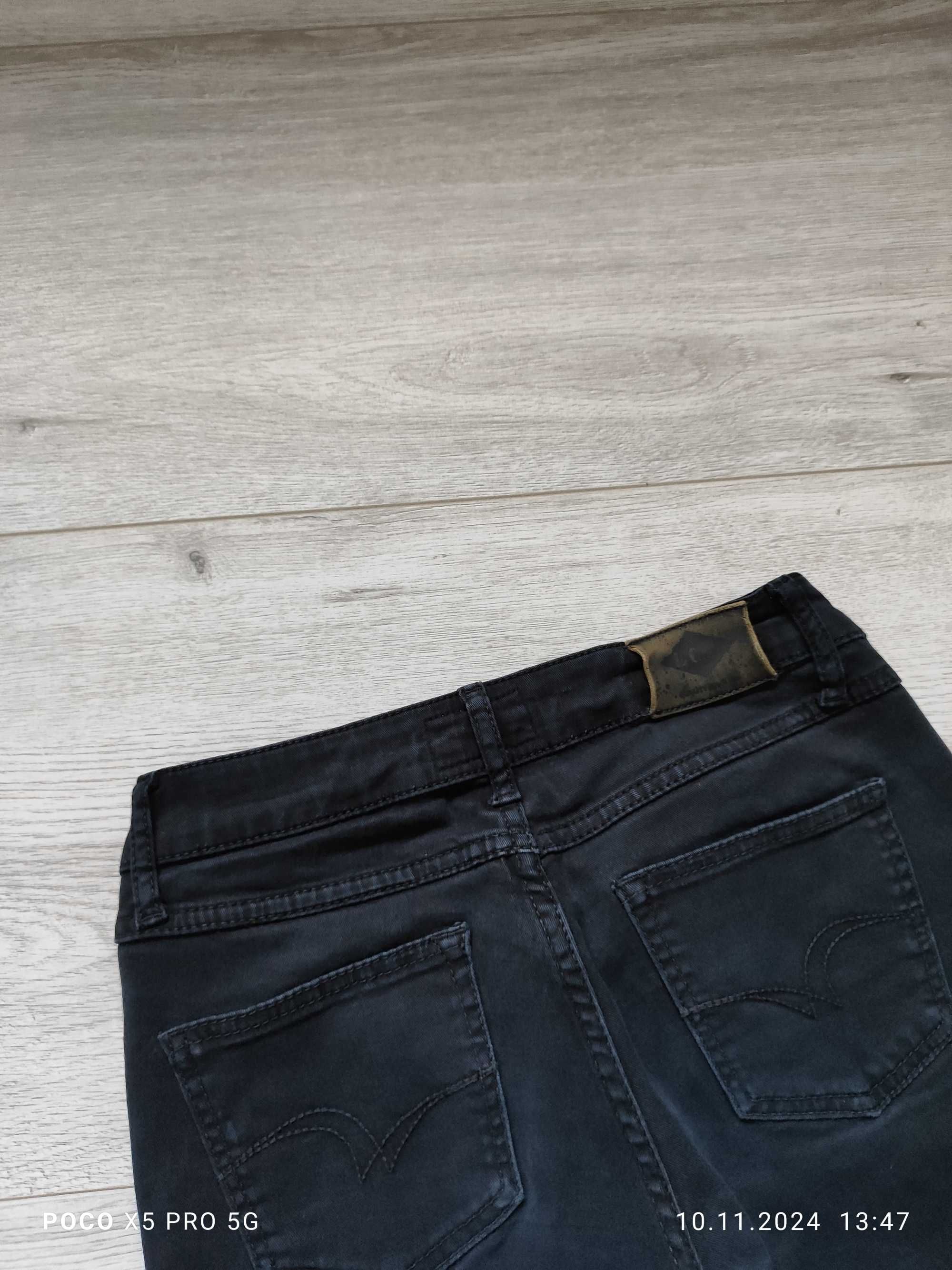 Spodnie Lee Cooper damskie W 27 czarne jeansy