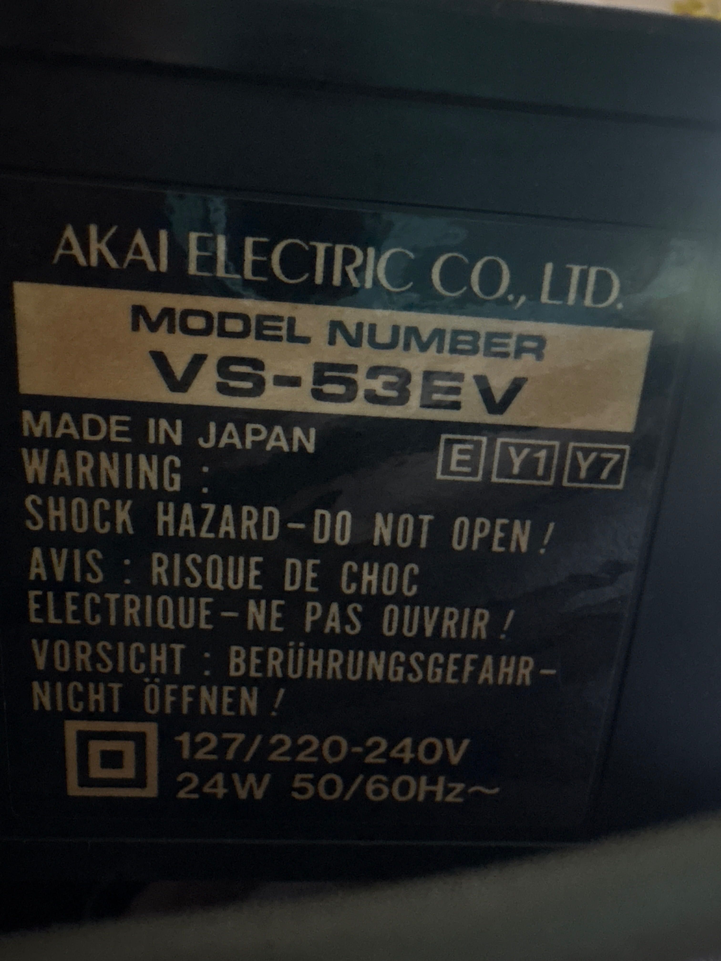 Leitor de casetes AKAI