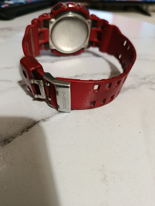Zegarek Casio G SHOCK GA-100B Czerwony