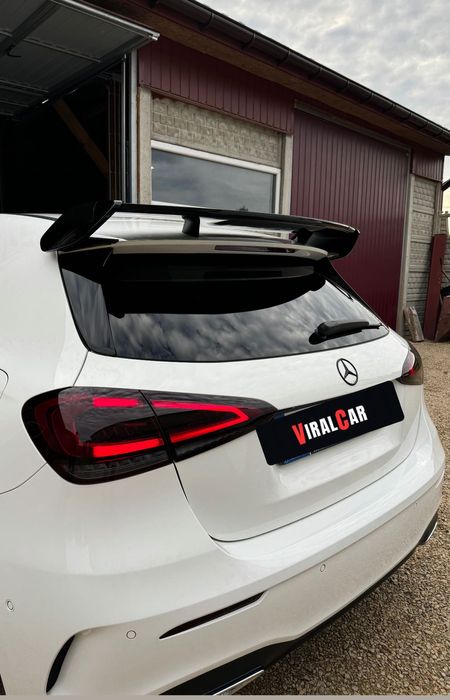 Spoiler lotka Mercedes W177 A35 A45 CZARNY POŁYSK / CARBON