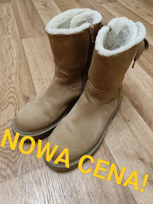 Buty zimowe zakupione w Deichmann