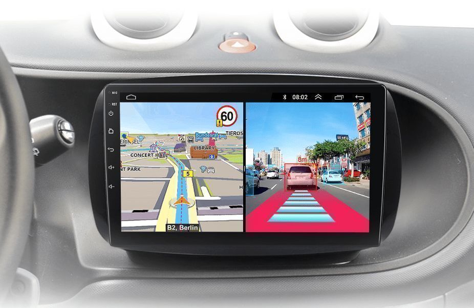 Radio nawigacja Mercedes Benz Smart 2016 Carplay Android 8GB 256GB