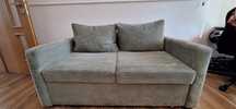 Sofa rozkładana sztruksowa