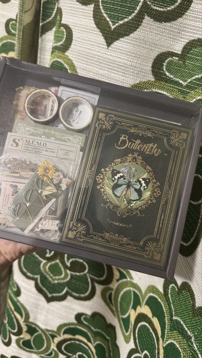 Набір для скрапбугінга блокнот з наклейками