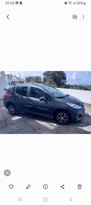 Pegeout 207 Sw 1.4  Trendy impecável 165000 kms (POUPE 750€)