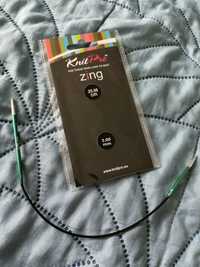 Druty z żyłką KnitPro Zing 3.00mm