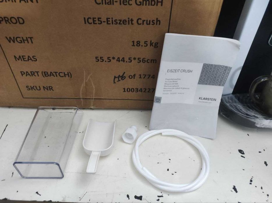 Ледогенератор льодогенератор Klarstein Eiszeit Crush 3в1+дробилка