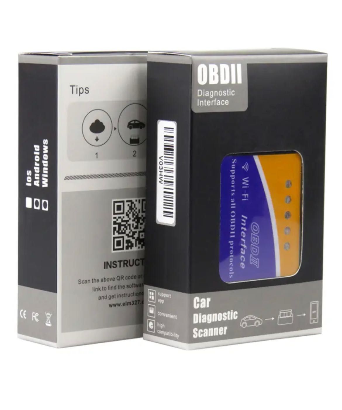 Автосканер ELM327 OBD2 WI-FI v 1.5 чіп PIC18F25K80