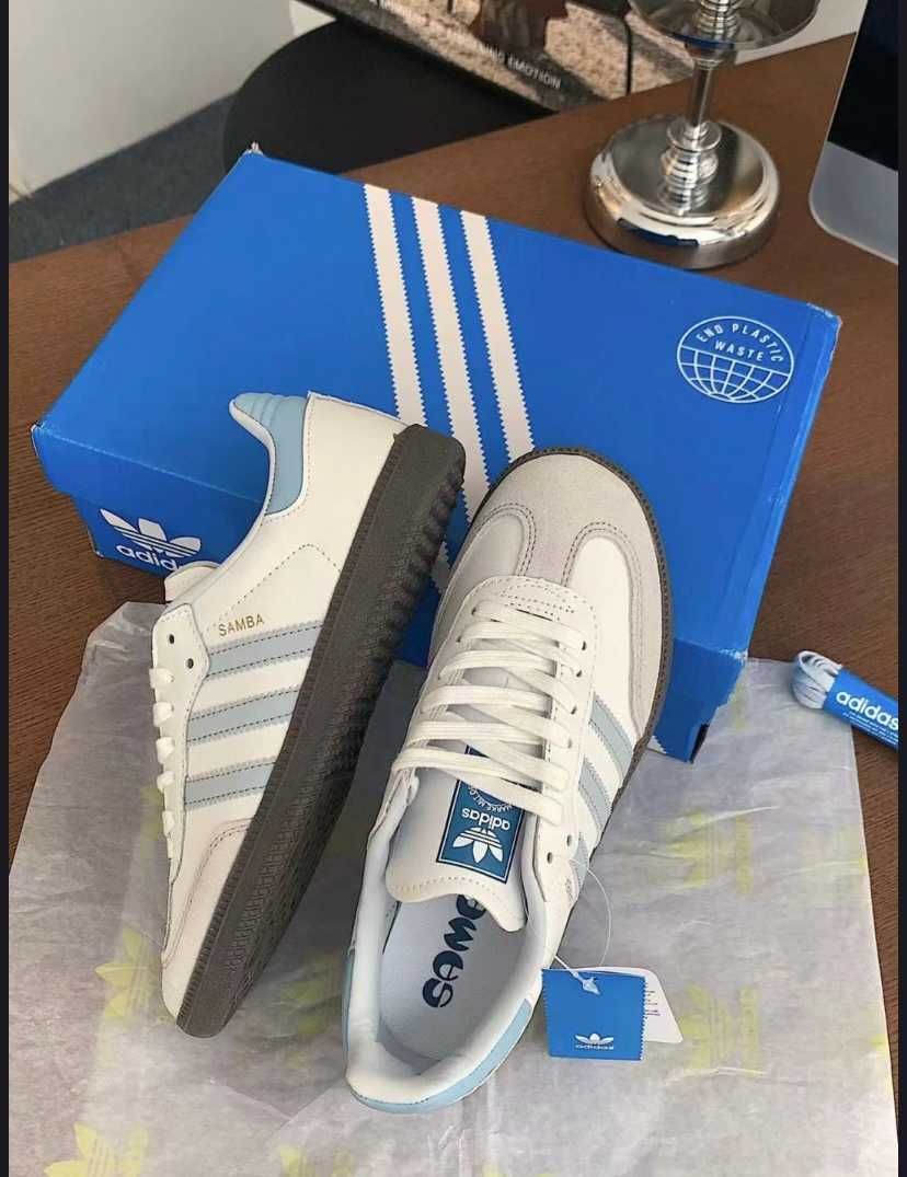 adidas Samba OG White Halo Blue 39