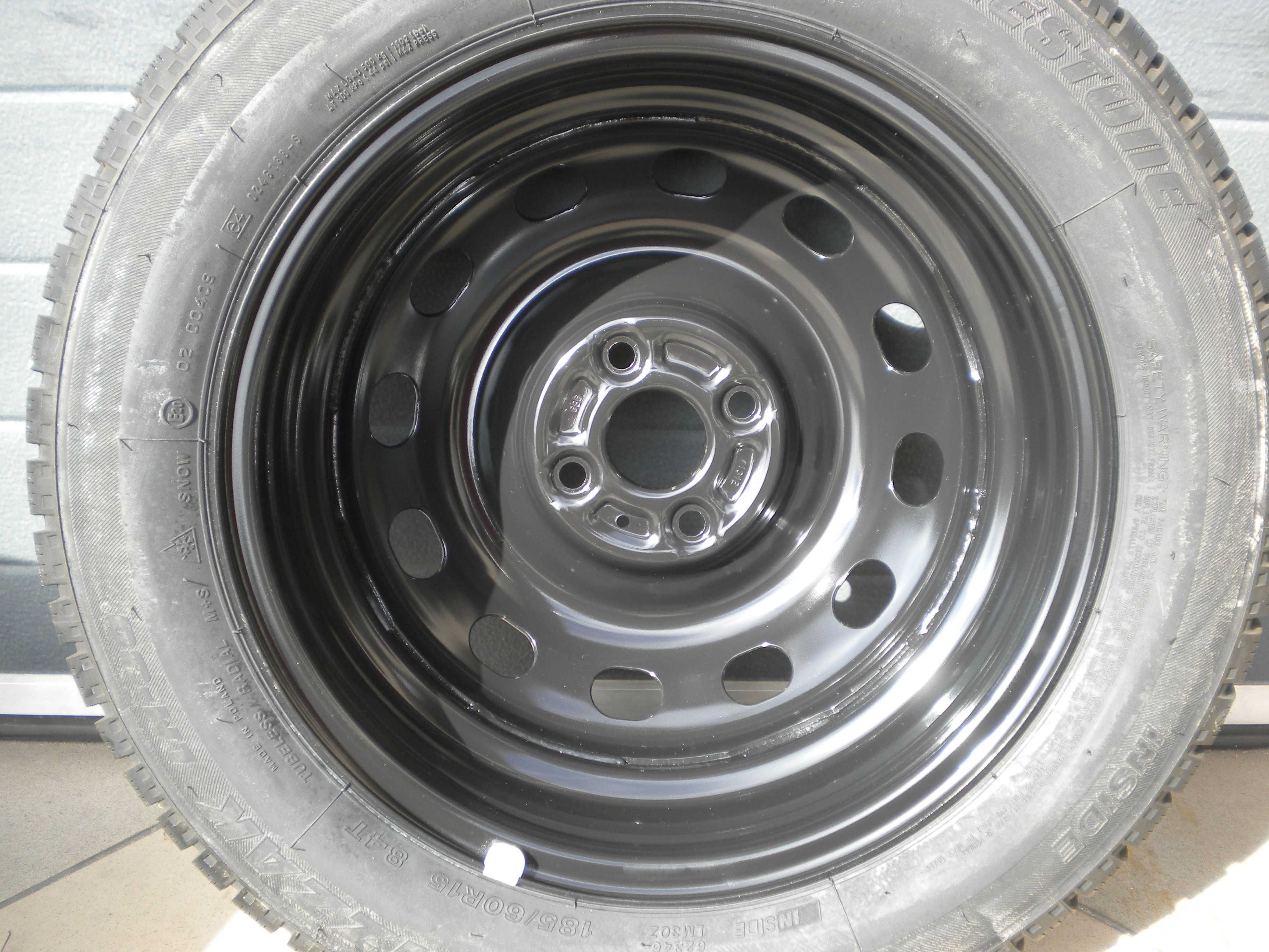 Koła zimowe stalowe 15 4x100 fabryczne Opel Agila Suzuki Splash