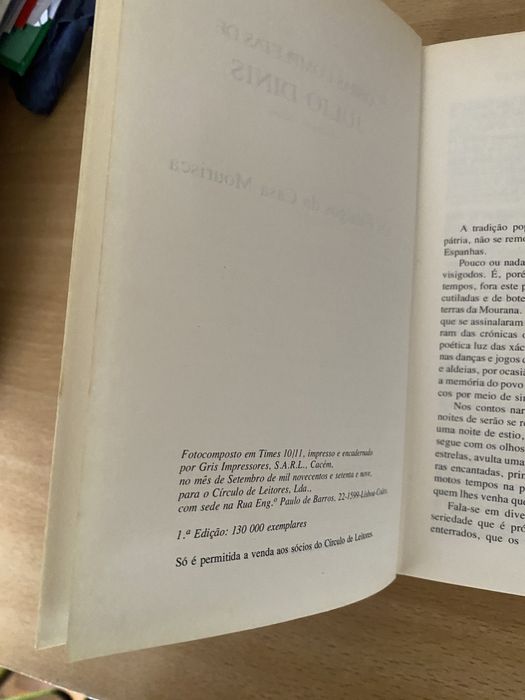 Coleção livros obras completas Júlio Dinis