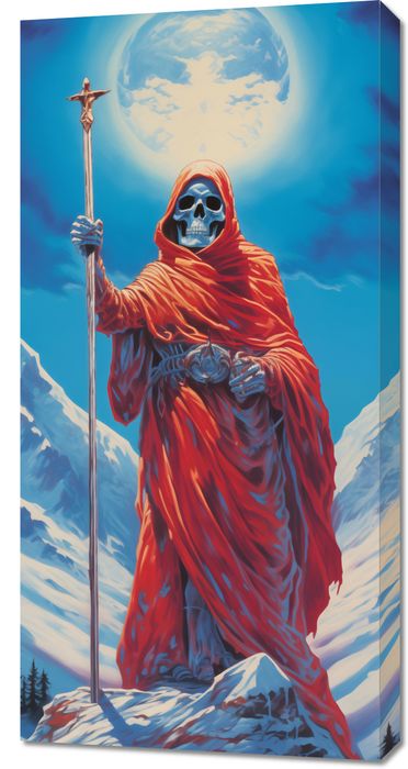 Obraz 50x100cm Strażnik Górskiego Księżyca