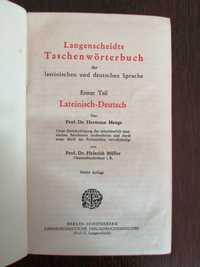 Słownik łacińsko - niemiecki 1937