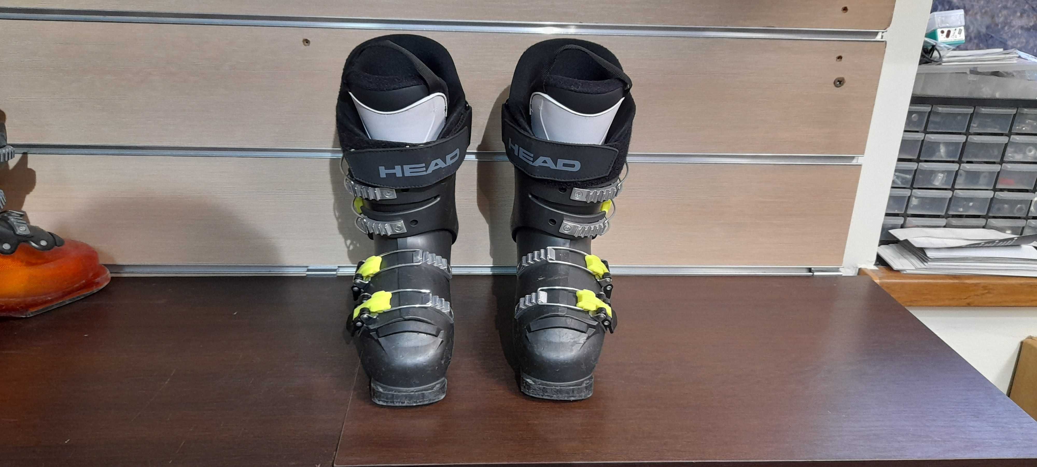 Head buty narciarskie dziecięce Kore 60 anthracite (rozmiar 34) 22cm