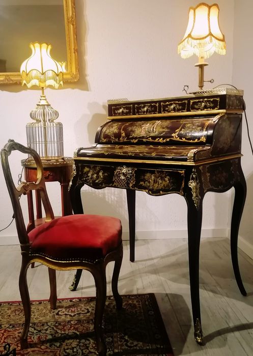 Bonheur-du-jour (Escrivaninha Secretária Papeleira) Luís XV