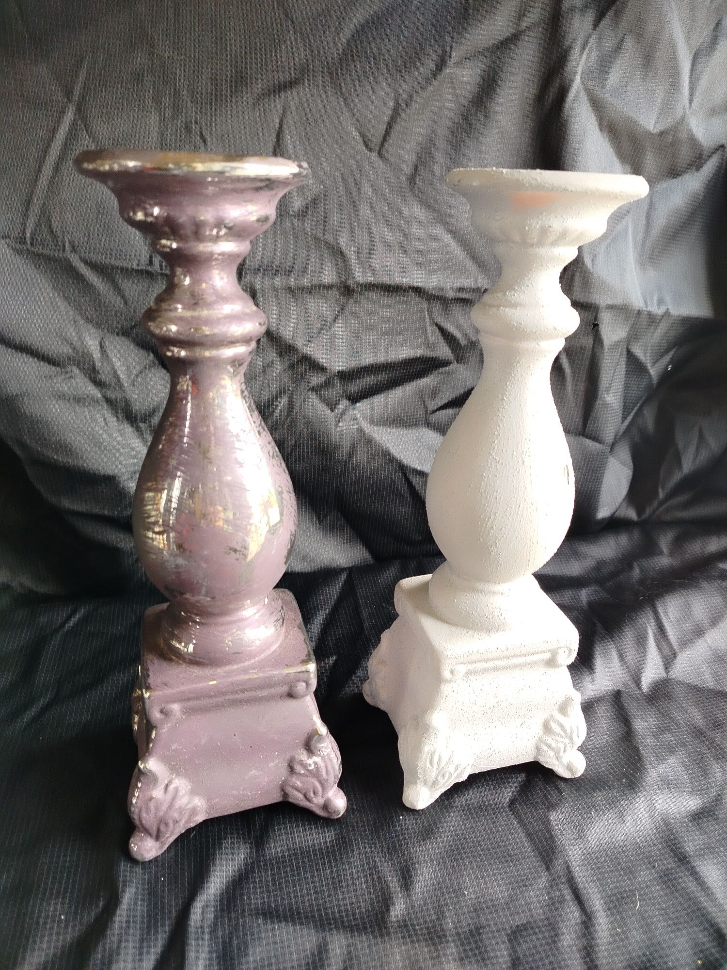 Ładne ceramiczne świeczniki