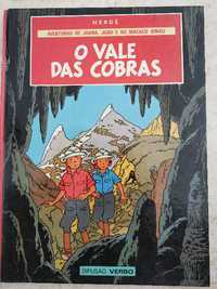 O Vale das Cobras - Livro de Hergé