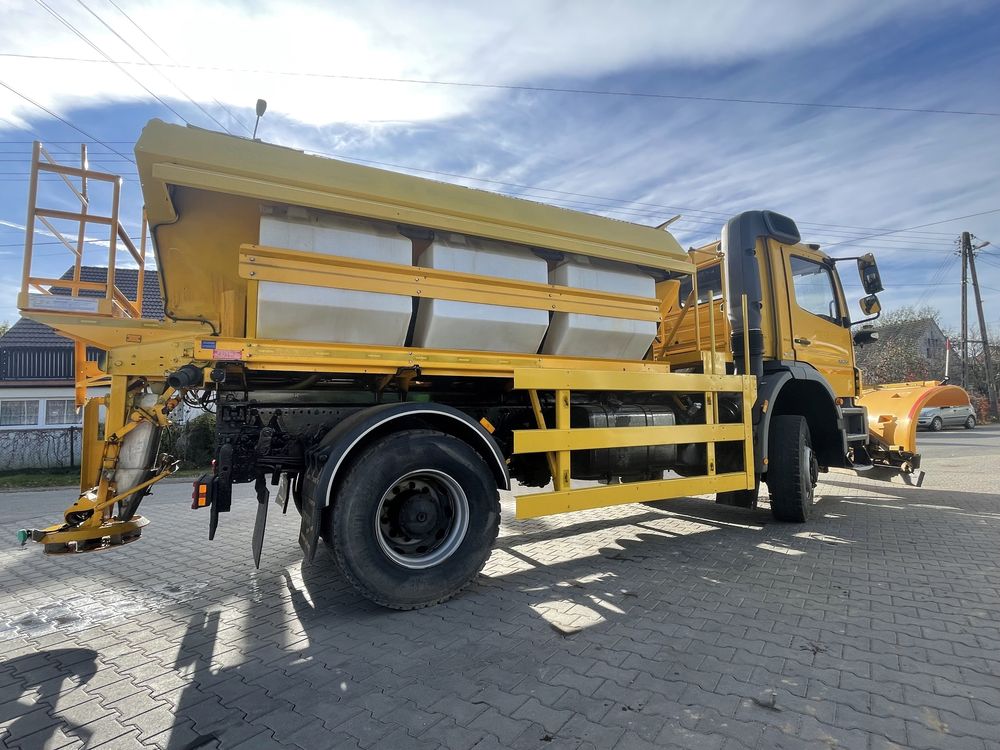 Mercedes Axor 4x4 solarka piaskarka schmidt taśma econ stan idealny !!
