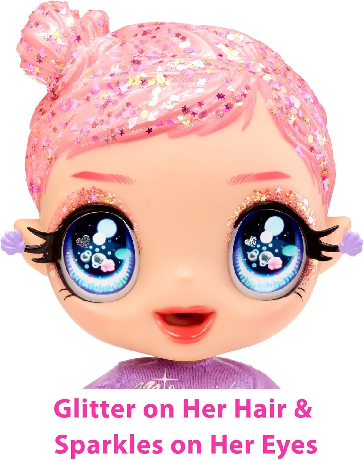 Кукла меняющая цвет Glitter Babyz Dreamia Stardust Baby Doll