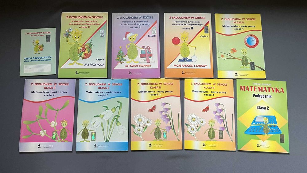 Zestaw książek "Z Ekoludkiem w szkole" klasa 2