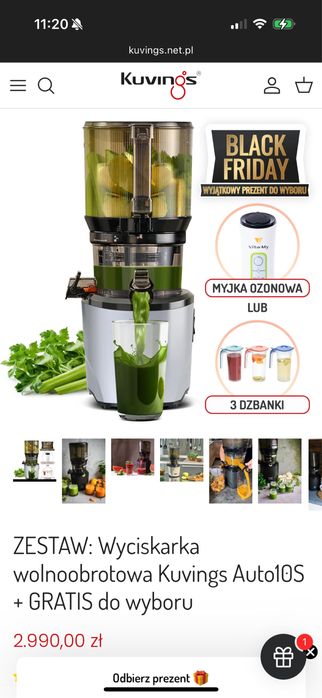 Wyciskarka Kuvings Auto 10S