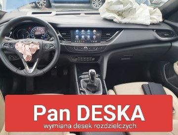 Wymiana desek rozdzielczych, pasów, kurtyn, podsufitek