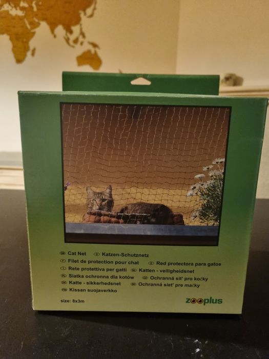 Siatka dla kota na balkon okno 8x3 m