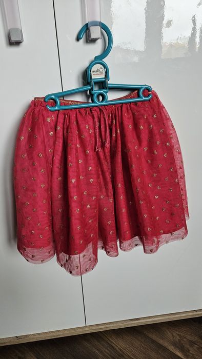 Spódniczka czerwona 122 święta