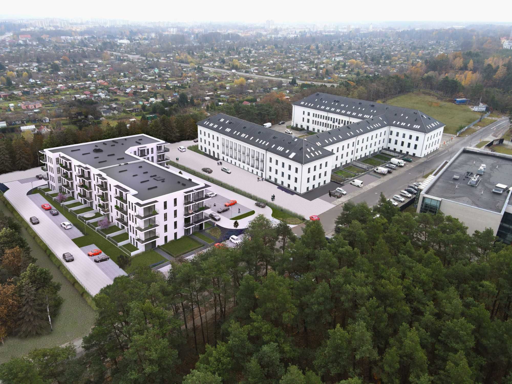 Kawalerka z balkonem i widokiem na panoramę miasta