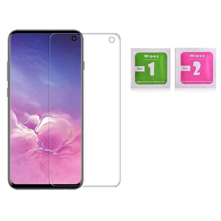 Etui Clear View do Samsung Galaxy S10 +Szkło Hartowane