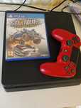 PlayStation 4 slim 500gb + jogo + comando vermelho