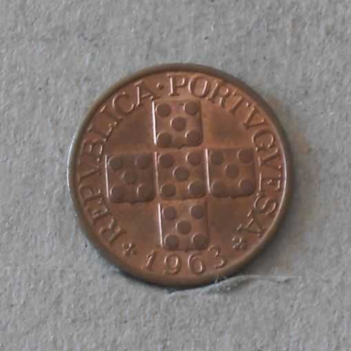 Portugal 20 centavos 1963 - com brilho de cunho - olx X10877