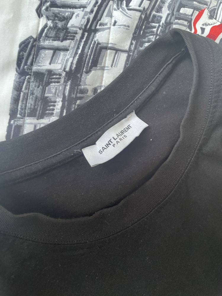 Футболка Saint Lauren ysl yvessaintlauren gucci prada
