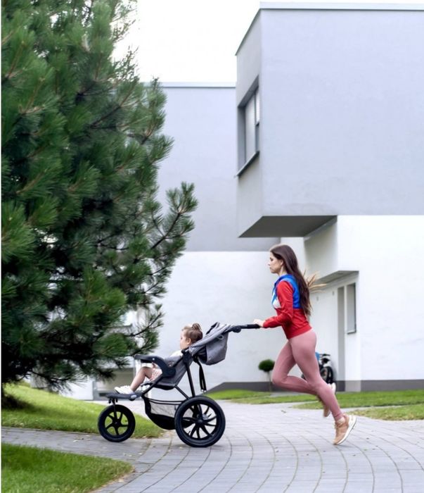 Wózek spacerowy biegowy/ do biegania Moby system Mountain
