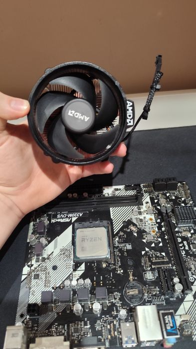 Płyta główna ASRock a320 + AMD ryzen 5 360