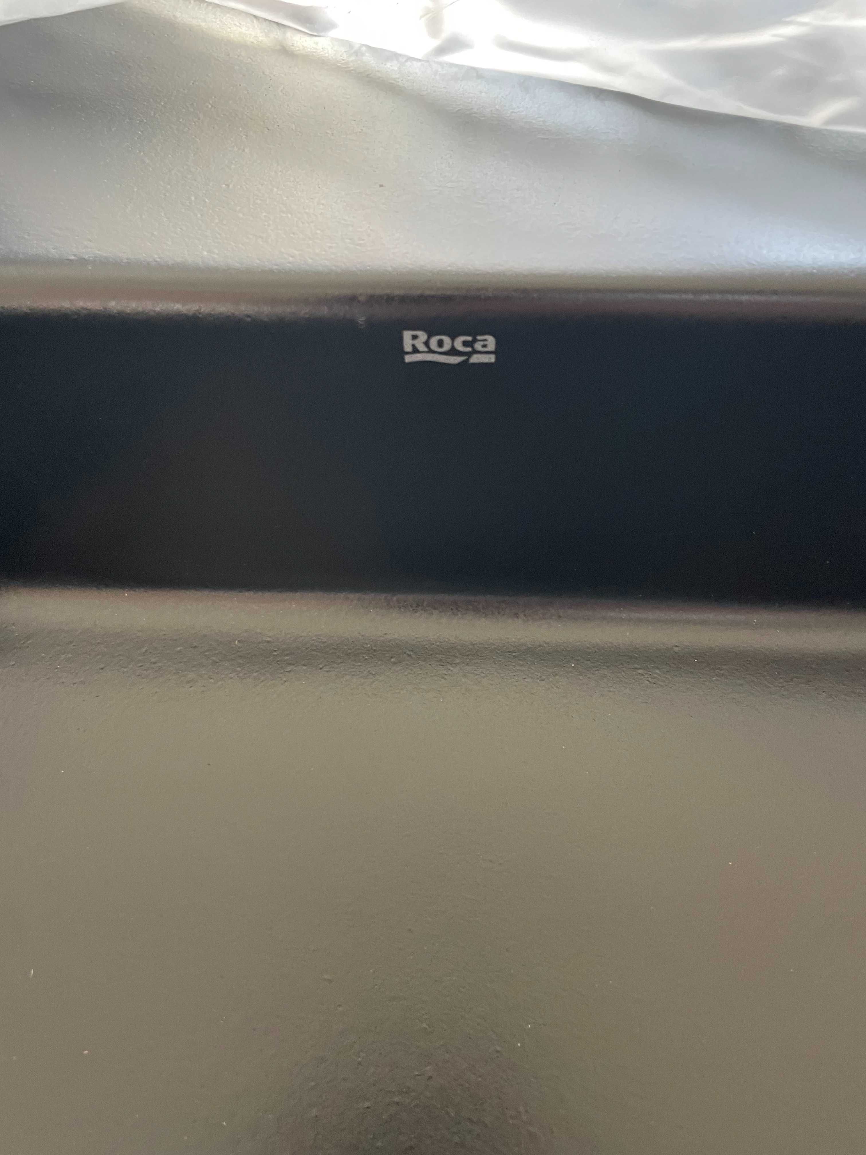 Umywalka nablatowa ROCA Horizon Skyline 60x38cm prostokątna czarny mat