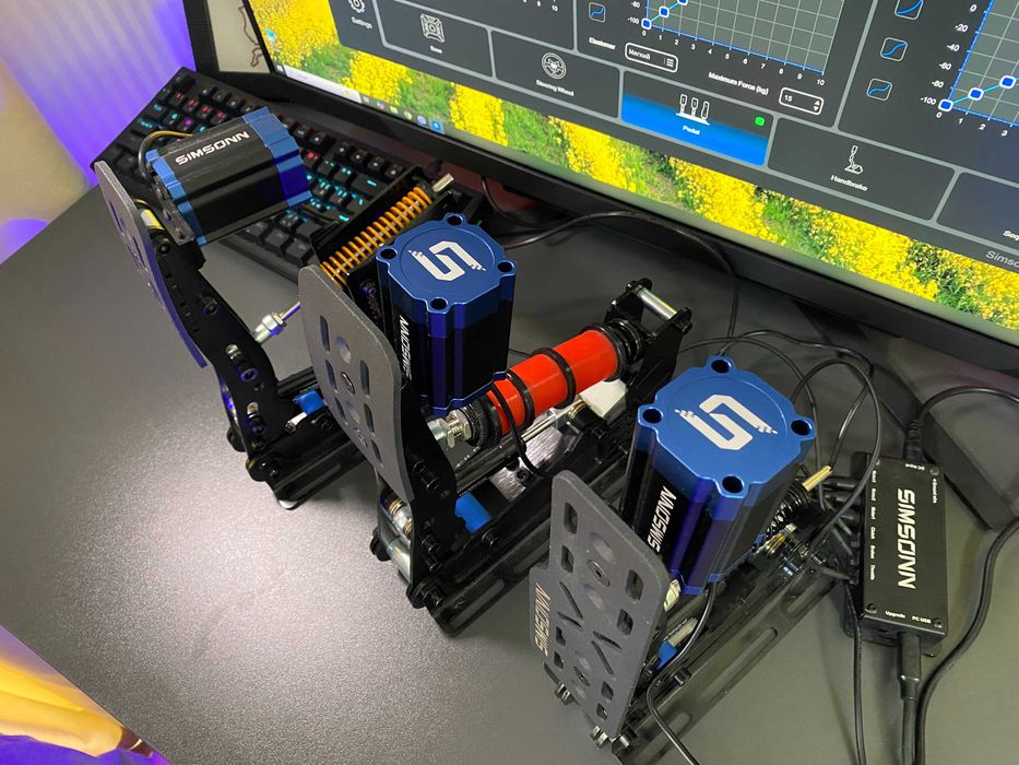 Педалі для симрейсингу Simsonn Plus X Racing + Haptic Reactor