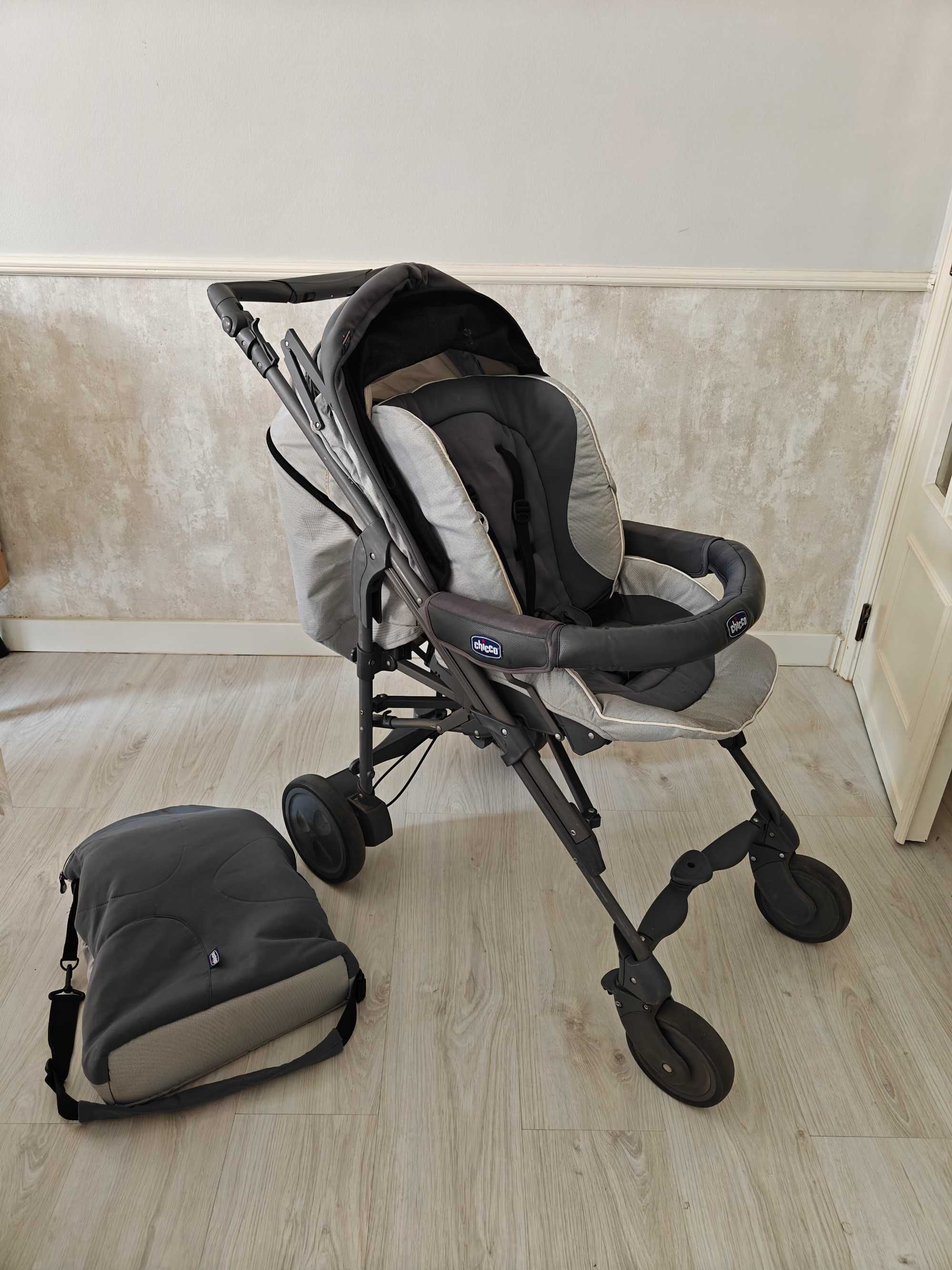 Chicco Trio carrinho de bébé living smart com ISO fix para automovel