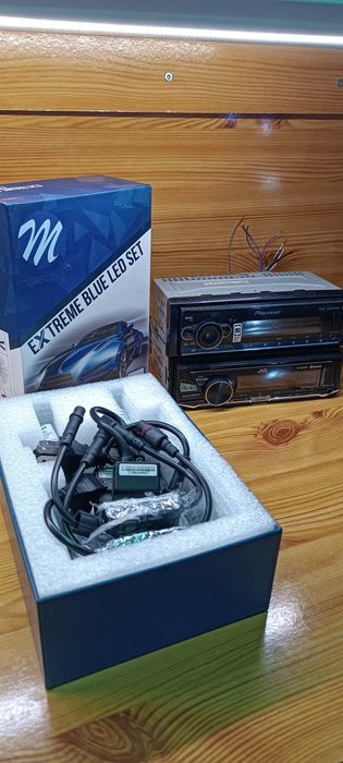 Pack 2 Rádios + Pack lâmpadas led H4