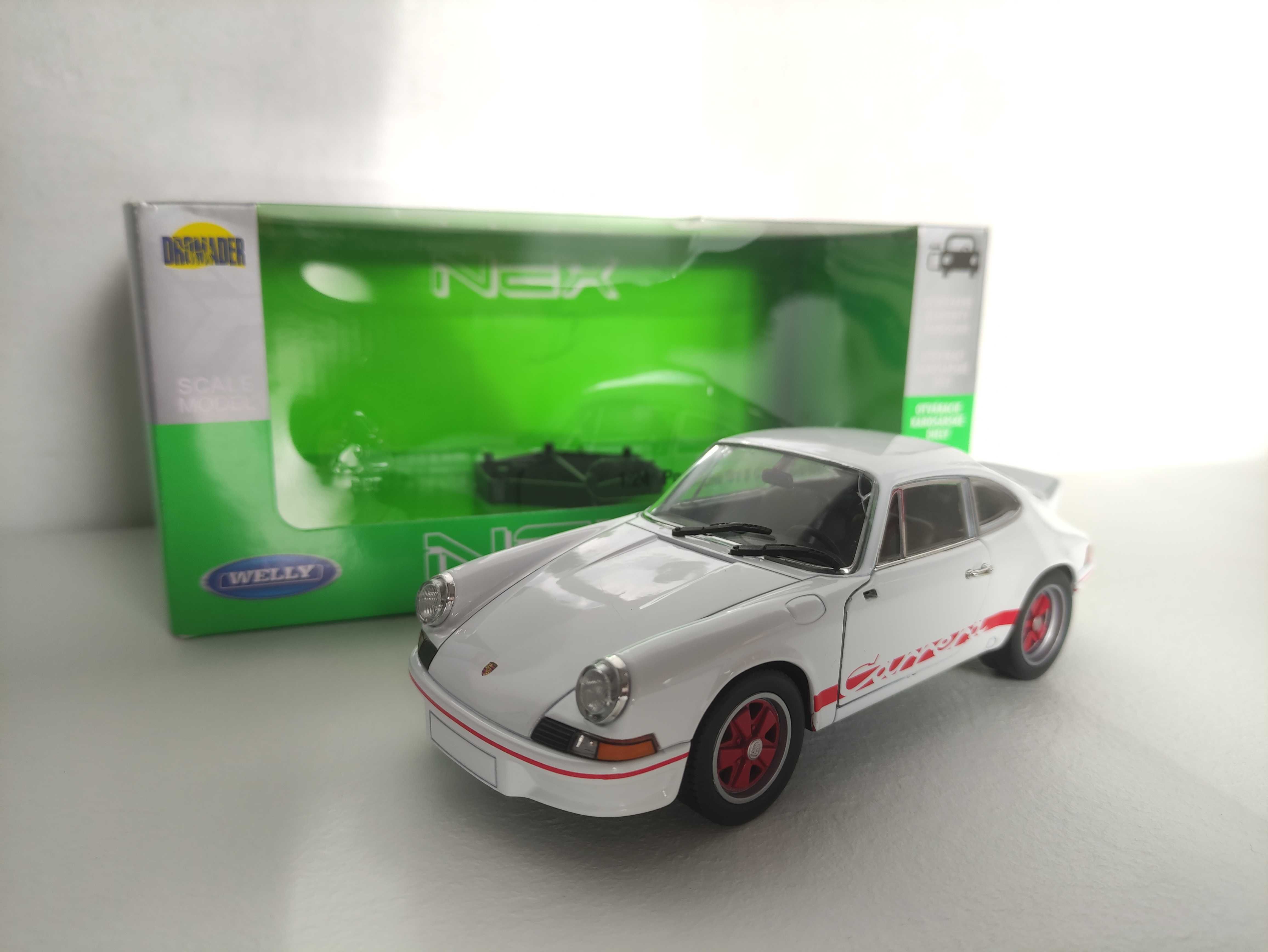 Model Porsche 911 Carrera RS 1:24 Welly Pudełko. OKAZJA