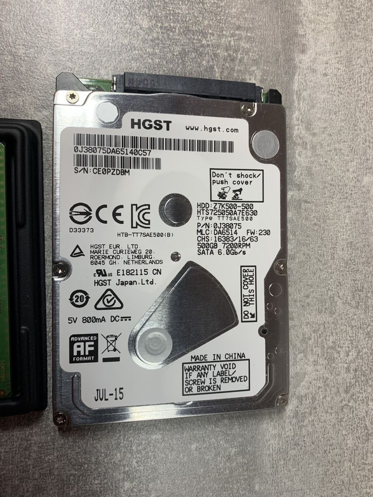 ЛОТ! HDD 500Gb / 8GB DDR4